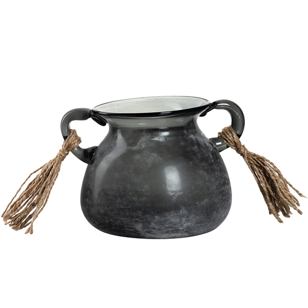 Vase Posto IV - Glas - Grau