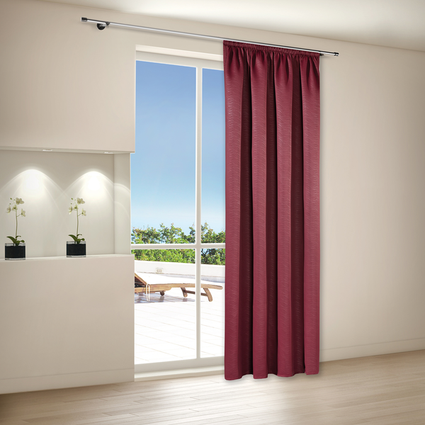 Schlaufenschal Malte - Polyester - Rot