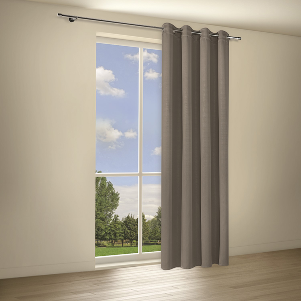 Ösenschal Bina - Polyester - Taupe