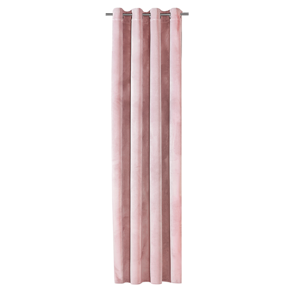 Ösenschal Samt Lea - Polyester - Rosé