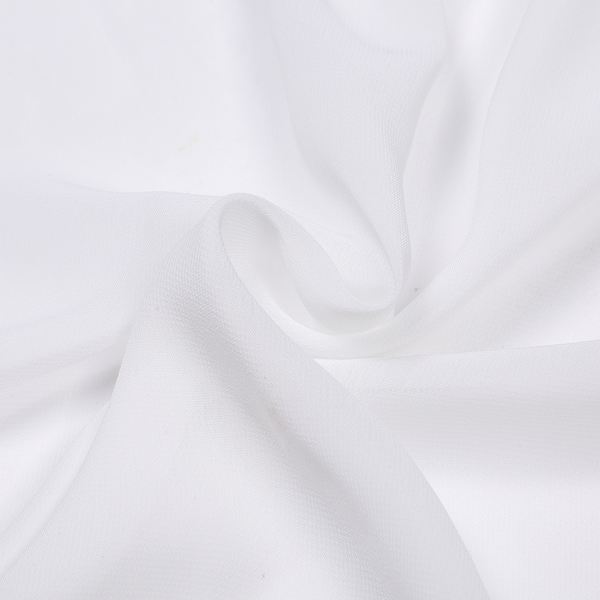 Ösenschal Enja - Polyester - Weiß