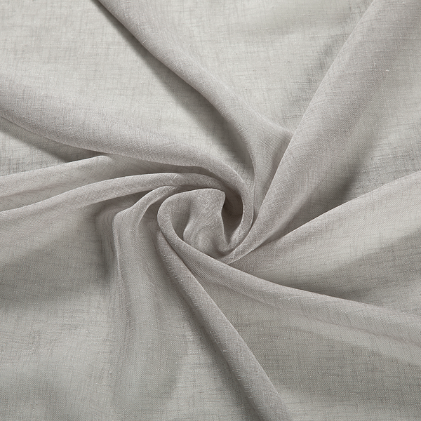 Vorhang Felippe - Polyester - Lichtgrau