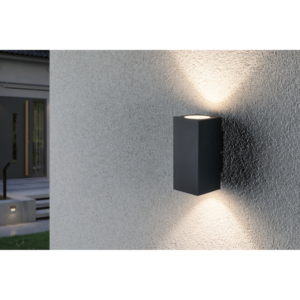 Außenwandleuchte Mouy - Aluminium - 2-flammig