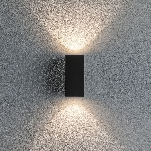 Außenwandleuchte Mouy - Aluminium - 2-flammig