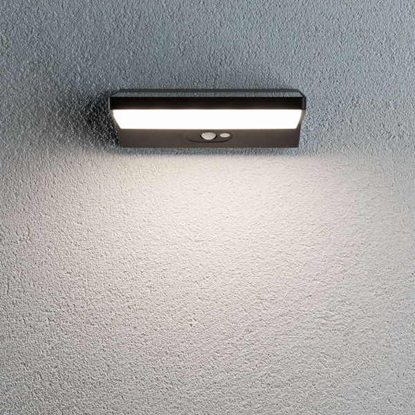 Außenwandleuchte Royon I - Kunststoff / Aluminium - 1-flammig