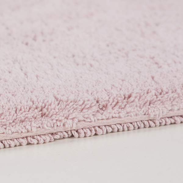 Badteppich Bahamas I - Baumwolle - Altrosa - 60 x 90 cm