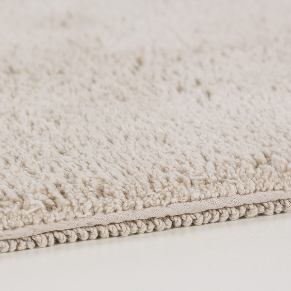 Badteppich Bahamas I - Baumwolle - Beige - 60 x 90 cm