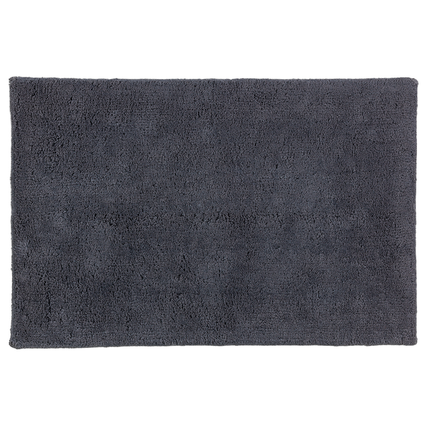 Badteppich Bahamas I - Baumwolle - Anthrazit - 67 x 110 cm