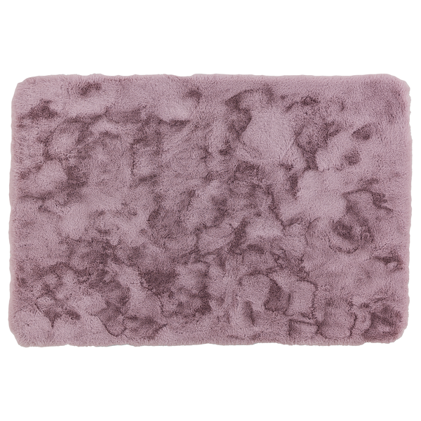 Badteppich Bali - Polyester - Altrosa - 67 x 110 cm