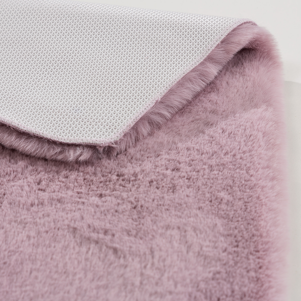 Badteppich Bali - Polyester - Altrosa - 67 x 110 cm