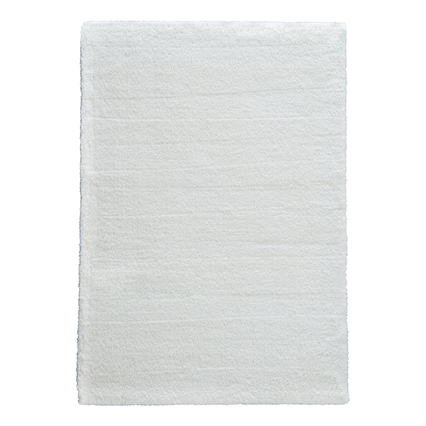 Teppich New Livorno - Polyester - Weiß - 80 x 150 cm
