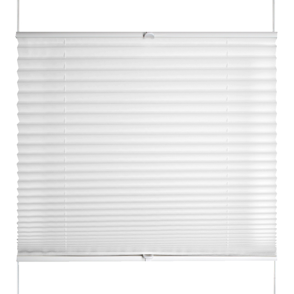 Plissee Terrats - Polyester - Weiß - 70 x 130 cm