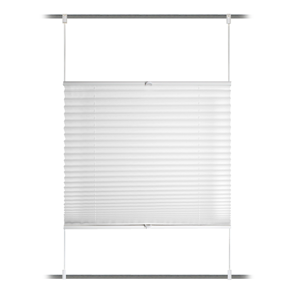 Plissee Terrats - Polyester - Weiß - 70 x 210 cm