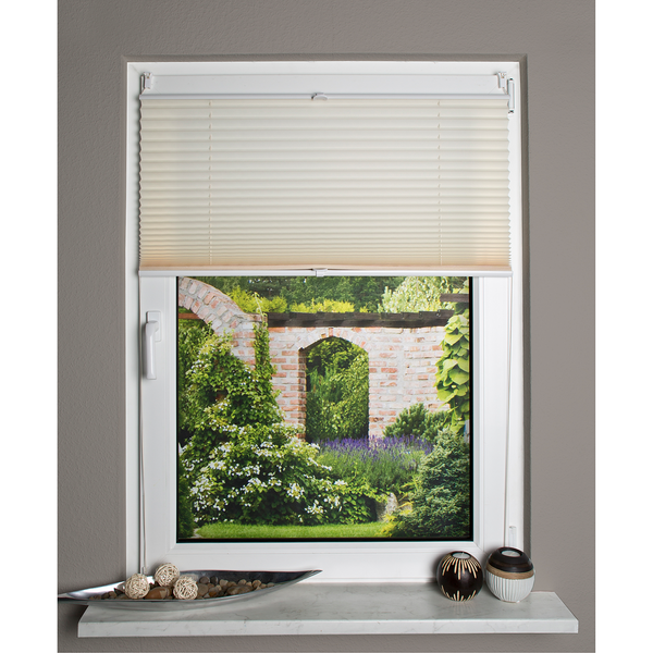Plissee Terrats - Polyester - Beige - 80 x 130 cm