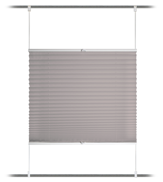Plissee Terrats - Polyester - Grau - 70 x 210 cm