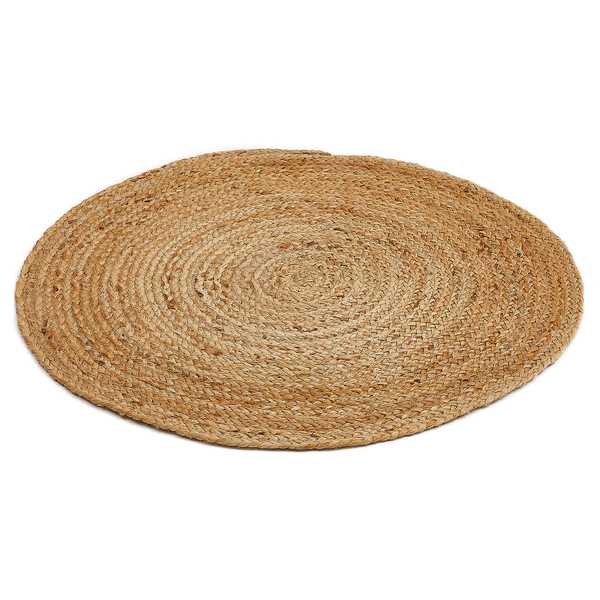 Teppich Mamda I - Jute - Durchmesser: 80 cm