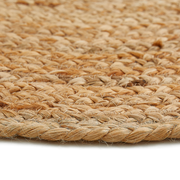 Teppich Mamda I - Jute - Durchmesser: 80 cm