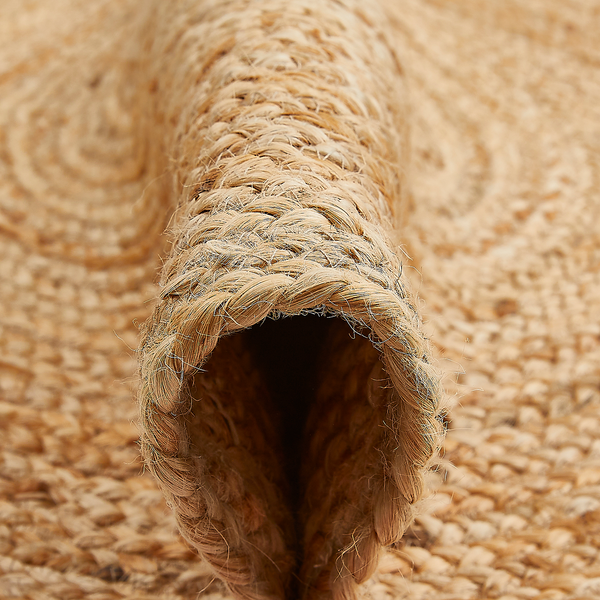 Teppich Mamda I - Jute - Durchmesser: 80 cm