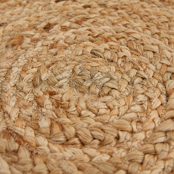 Teppich Mamda I - Jute - Durchmesser: 80 cm