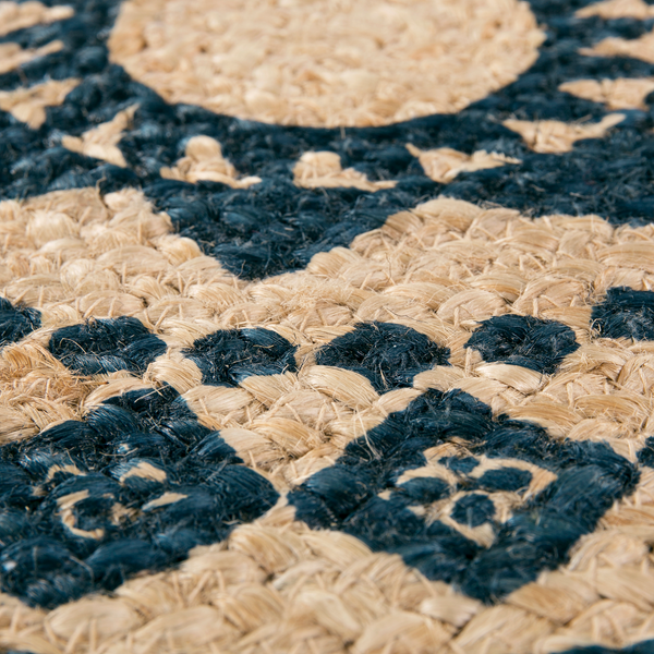 Teppich Mamda II - Jute - Beige - Durchmesser: 120 cm