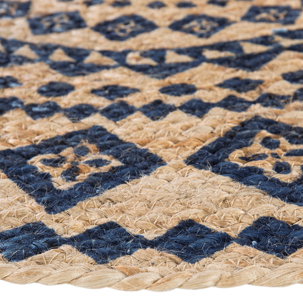 Teppich Mamda II - Jute - Beige - Durchmesser: 120 cm