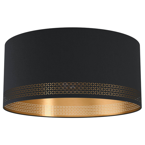 Deckenleuchte Esteperra I - Mischgewebe / Stahl - 1-flammig