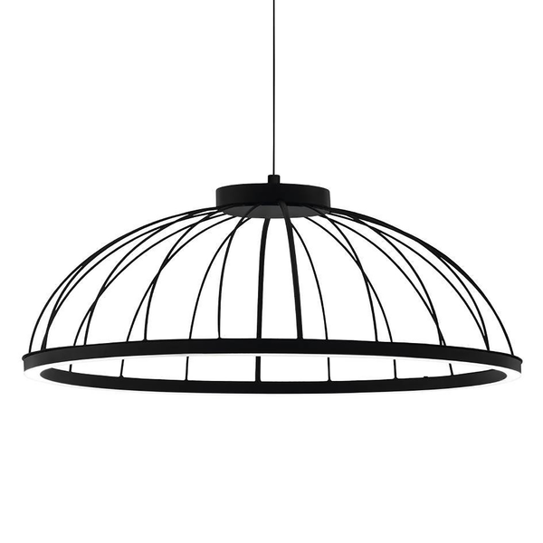LED-Pendelleuchte Bogotenillo - Polyacryl / Stahl - 1-flammig - Durchmesser: 50 cm