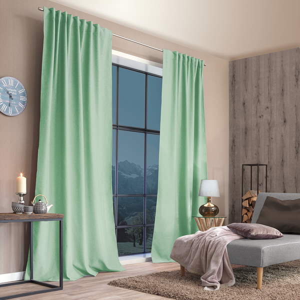Fertigschal Talmas - Polyester - Mint - 135 x 225 cm
