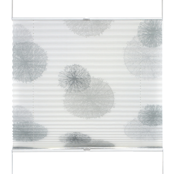 Plissee Rawlins - Polyester - Steingrau - 60 x 130 cm