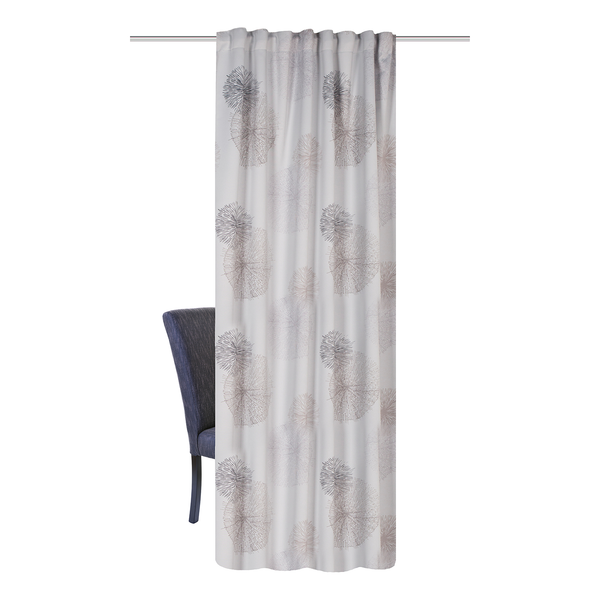 Fertigschal Rawlins - Polyester - Steingrau - 140 x 225 cm