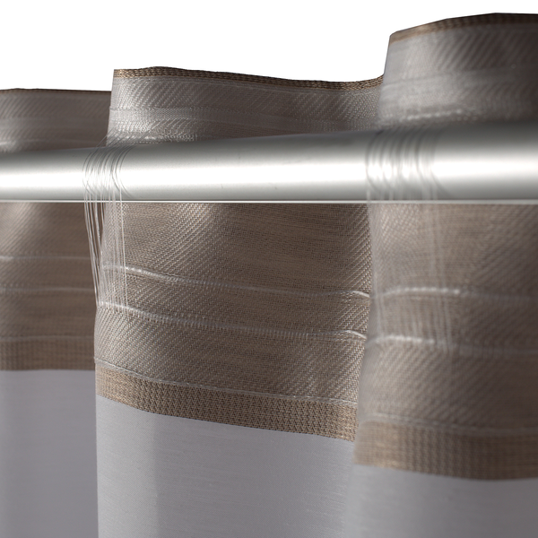 Fertigschal Piruli - Polyester - Beige - 140 x 225 cm