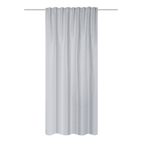 Fertigschal John - Polyester - Lichtgrau - 135 x 170 cm