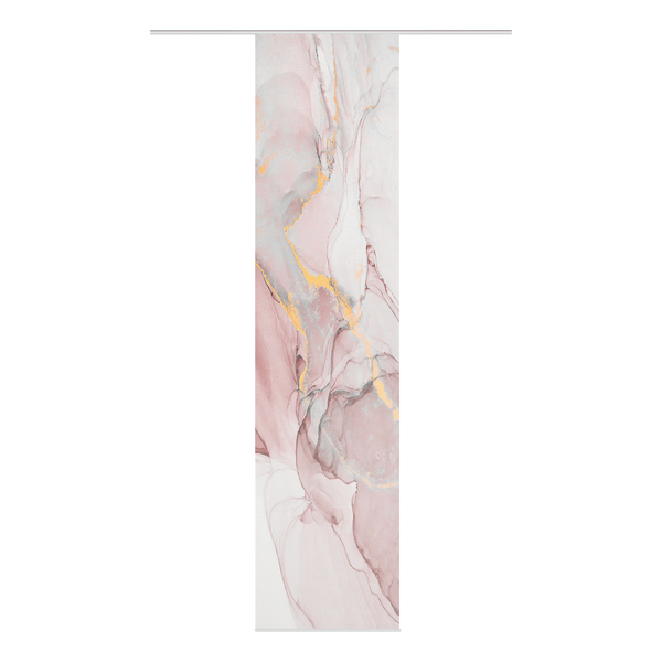 Schiebevorhang Marmosa I - Polyester - Rosé