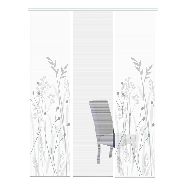 Schiebevorhang Grasil - Polyester - 3er Set