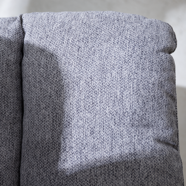 Barstuhl Tillac - Webstoff / Stahl - Grau meliert / Schwarz