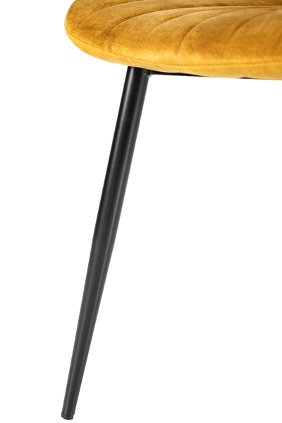 Esszimmerstuhl Pavilly (2er-Set) - Goldgelb