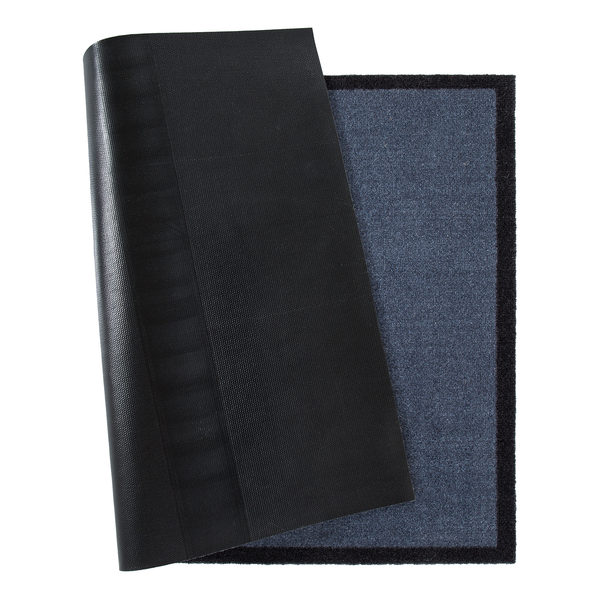 Fußmatte Trautes Heim - Gummi - Grau / Weiß