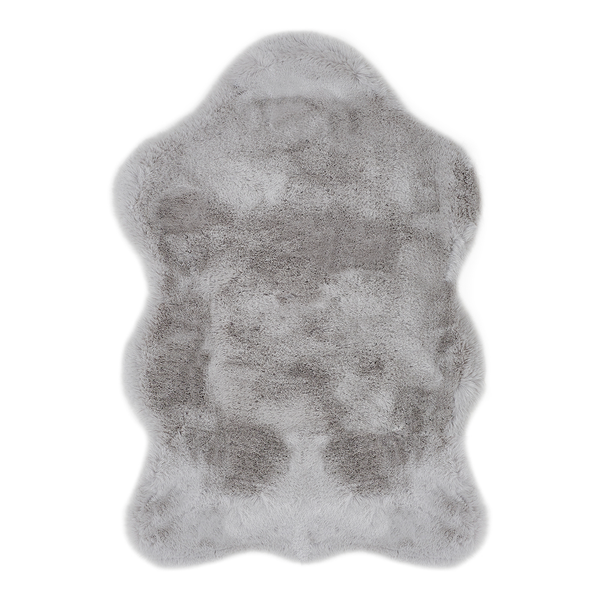 Fellteppich Cingoli - Polyester - Grau