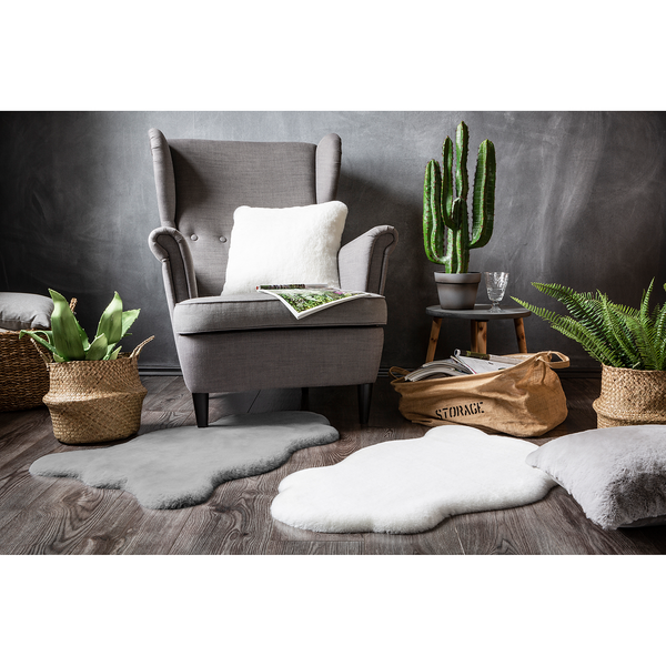 Fellteppich Cingoli - Polyester - Grau