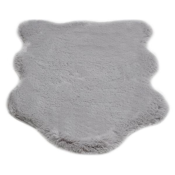 Fellteppich Cingoli - Polyester - Grau