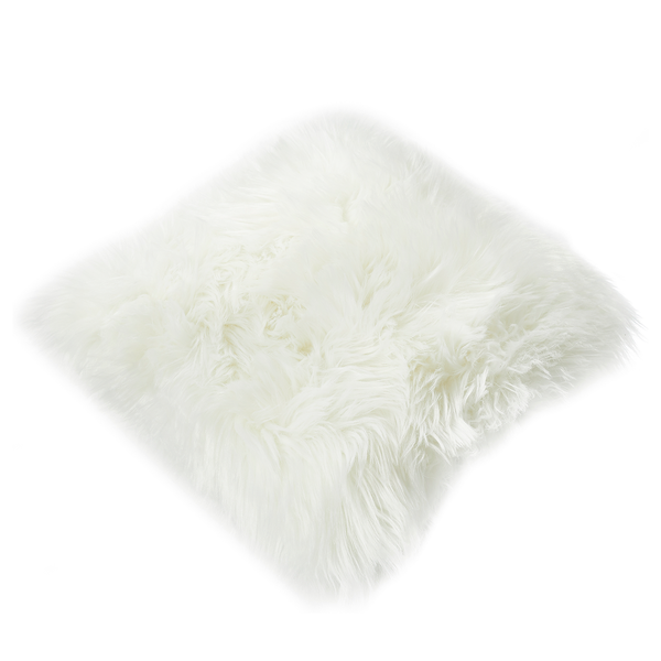 Dekokissen Ovium - Acryl / Polyester - Weiß