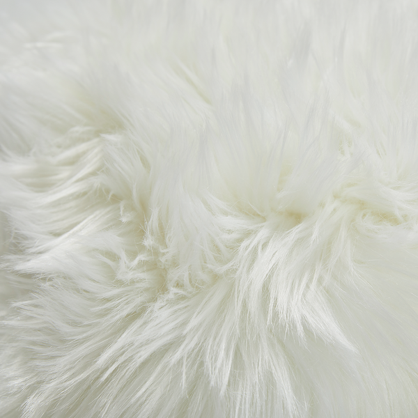 Dekokissen Ovium - Acryl / Polyester - Weiß