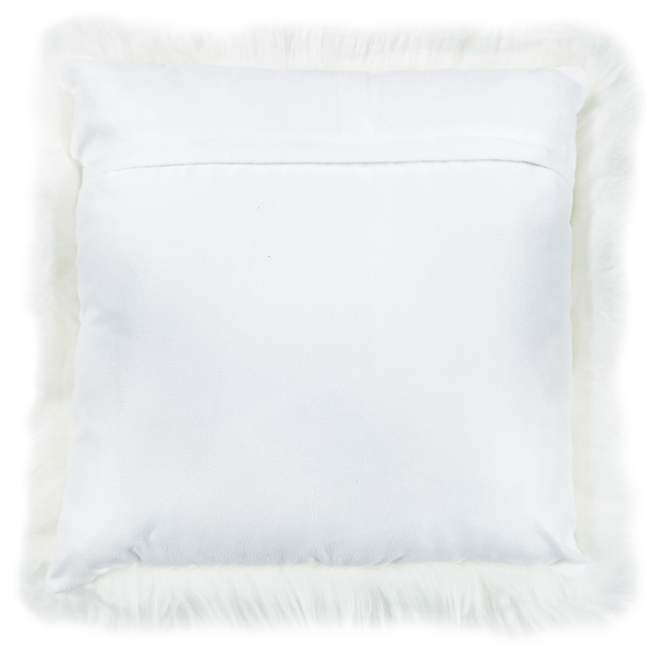 Dekokissen Ovium - Acryl / Polyester - Weiß