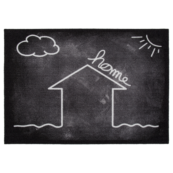 Fußmatte Lieblingsheim - Kunststoff - Schwarz
