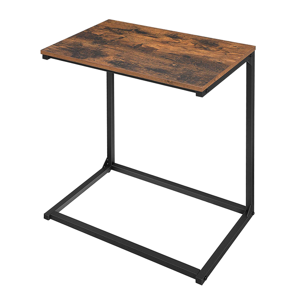 Beistelltisch Leesville - Metall - Braun / Schwarz