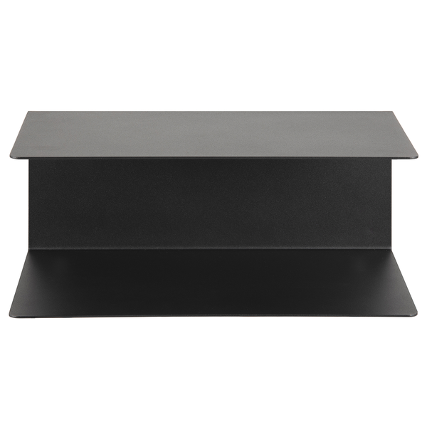 Wandregal Targon (2er-Set) - Metall - Schwarz