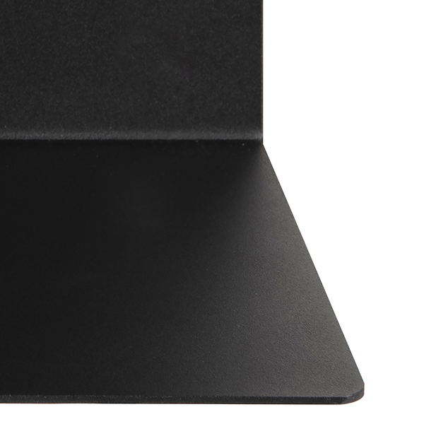 Wandregal Targon (2er-Set) - Metall - Schwarz