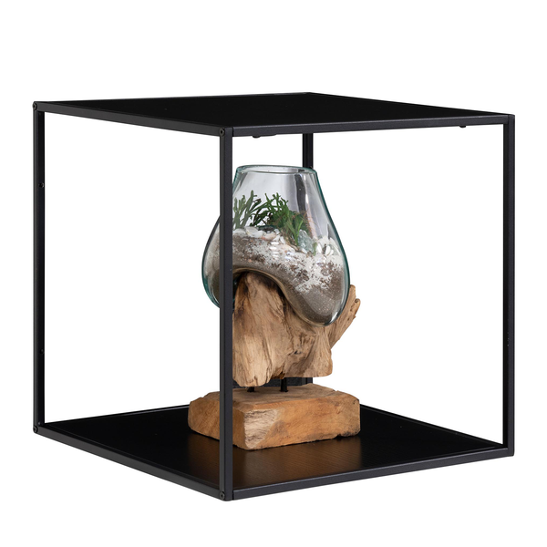 Wandregal Arette - Metall - Schwarz