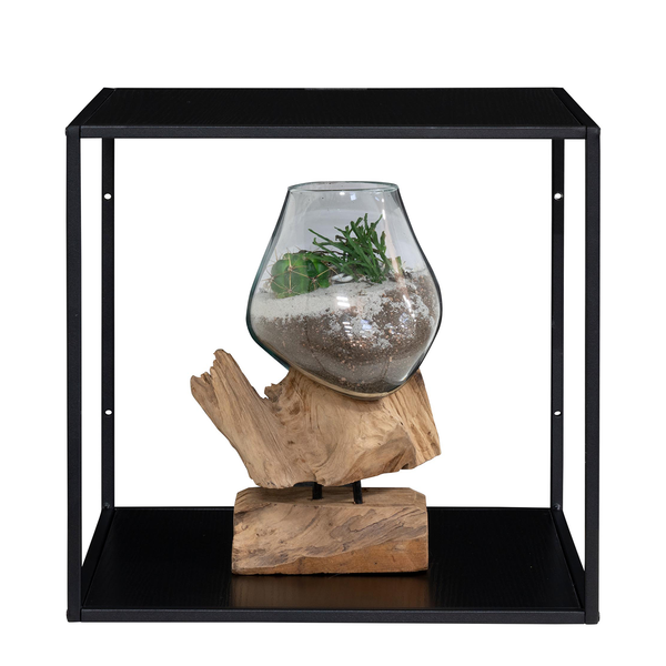 Wandregal Arette - Metall - Schwarz