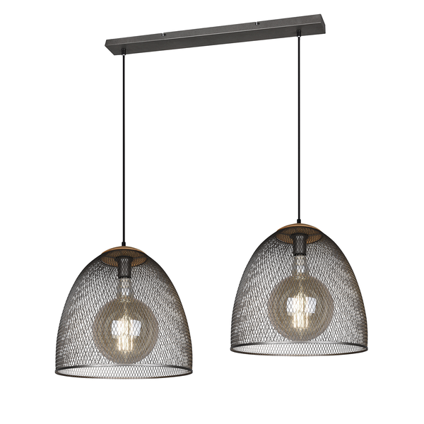 Pendelleuchte Ivar III - Aluminium - 2-flammig